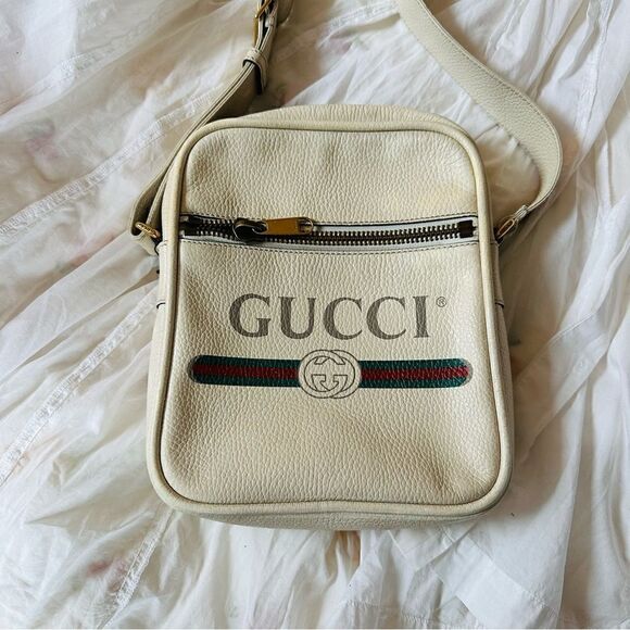 Gucci logo print messenger bag - Picture 3 of 16